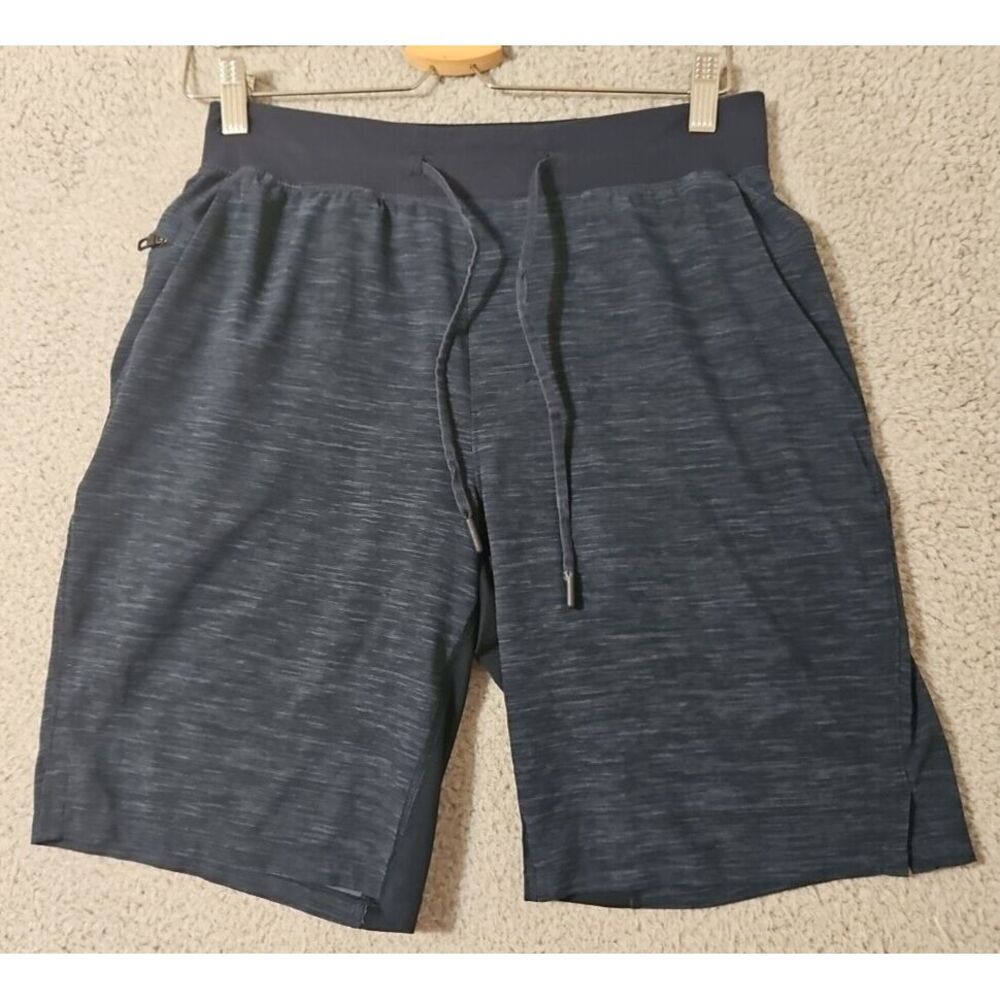 Lululemon THE Liner Short 9 Inch Heather Allover Iron Blue True Navy Size Small